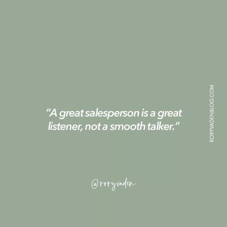 quote rory vaden sales
